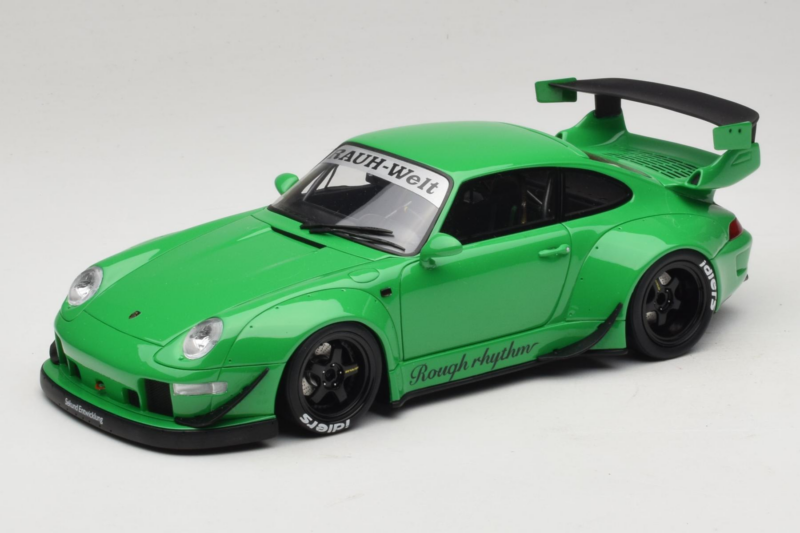 Porsche 911 993 RWB Zelený GT Spirit 1:18 GT074 Pryskyřice
