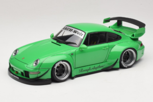 Porsche 911 993 RWB Zelený Gun Grey Wheels AUTOart 1:18 78151 Kompozit
