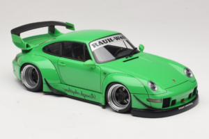 Porsche 911 993 RWB Zelený Gun Grey Wheels AUTOart 1:18 78151 Kompozit – obrázek 6 z 8