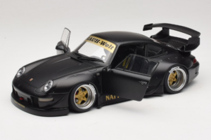 Porsche 911 993 RWB Matt Black With Gold Wheels AUTOart 1:18 78154 Kompozit – obrázek 2 z 8