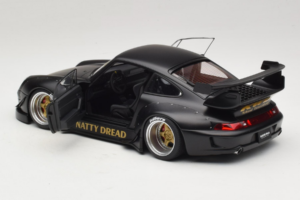 Porsche 911 993 RWB Matt Black With Gold Wheels AUTOart 1:18 78154 Kompozit – obrázek 5 z 8