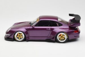 Porsche 911 993 RWB Fialový GT Spirit 1:18 GT727 Pryskyřice – obrázek 3 z 6