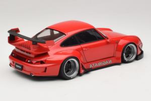 Porsche 911 993 RWB Červený Gun Grey Wheels AUTOart 1:18 78153 Kompozit – obrázek 3 z 8