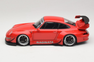 Porsche 911 993 RWB Červený Gun Grey Wheels AUTOart 1:18 78153 Kompozit – obrázek 4 z 8