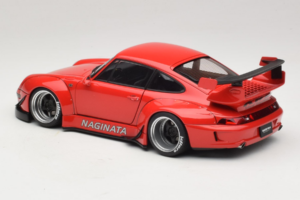 Porsche 911 993 RWB Červený Gun Grey Wheels AUTOart 1:18 78153 Kompozit – obrázek 7 z 8