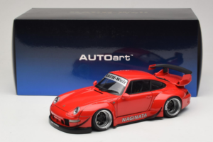 Porsche 911 993 RWB Červený Gun Grey Wheels AUTOart 1:18 78153 Kompozit – obrázek 8 z 8