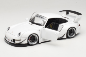 Porsche 911 993 RWB Bílý Gun Grey Wheels AUTOart 1:18 78150 Kompozit – obrázek 2 z 8