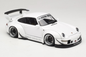Porsche 911 993 RWB Bílý Gun Grey Wheels AUTOart 1:18 78150 Kompozit – obrázek 6 z 8