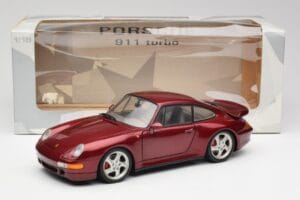 Porsche 911 993 Turbo Arena Červený Metalíza UT Models 1:18 27811 Kov – obrázek 8 z 8