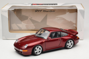 Porsche 911 993 Turbo Red Metallic UT Models 1:18 180066070 Kov – obrázek 8 z 8