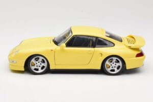 Porsche 911 993 Turbo S Žlutý UT Models 1:18 27836 Kov – obrázek 4 z 8