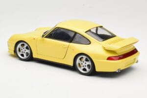 Porsche 911 993 Turbo S Žlutý UT Models 1:18 27836 Kov – obrázek 7 z 8