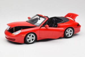 Porsche 911 996 Kabriolet Červený Gate 1:18 1051 Kov – obrázek 2 z 8
