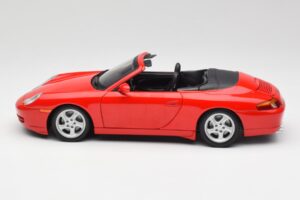 Porsche 911 996 Kabriolet Červený Gate 1:18 1051 Kov – obrázek 4 z 8