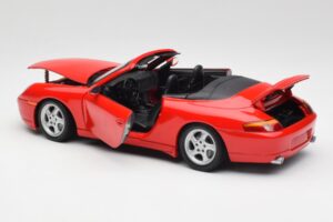 Porsche 911 996 Kabriolet Červený Gate 1:18 1051 Kov – obrázek 5 z 8