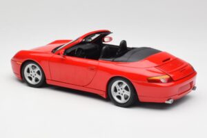 Porsche 911 996 Kabriolet Červený Gate 1:18 1051 Kov – obrázek 7 z 8