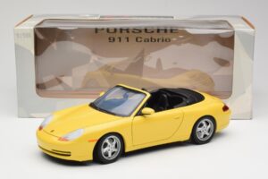 Porsche 911 996 Kabriolet Speed Žlutý UT Models 1:18 27906 Kov – obrázek 8 z 8