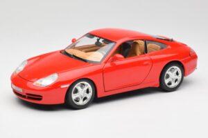 Porsche 911 996 Carrera 4 Červený Bburago 1:18 30085 Kov