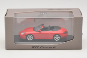 Porsche 911 996 Carrera 4S Kabriolet Červený Minichamps 1:43 400062831 Kov – obrázek 4 z 4