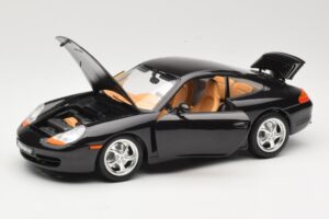 Porsche 911 996 Carrera Černý Bburago 1:18 3385-M2 Kov – obrázek 2 z 8
