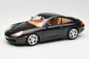 Porsche 911 996 Carrera Černý Bburago 1:18 3385-M2 Kov