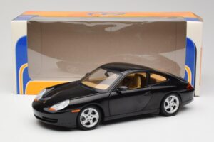 Porsche 911 996 Carrera Černý Gate 1:18 1043 Kov – obrázek 8 z 8