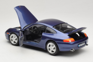 Porsche 911 996 Carrera Modrý Bburago 1:18 WAP02100897 Kov – obrázek 5 z 8