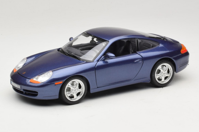 Porsche 911 996 Carrera Modrý Bburago 1:18 WAP02100897 Kov
