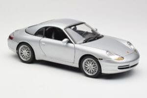 Porsche 911 996 Carrera Kabriolet Stříbrný Hot Wheels 1:18 213595 Kov – obrázek 6 z 8