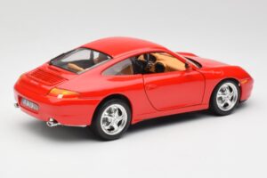 Porsche 911 996 Carrera Červený Bburago 1:18 3385 Kov – obrázek 3 z 8