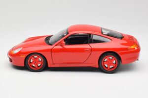 Porsche 911 996 Carrera Červený Limitovaná Edice Bburago 1:18 3385-M1 Kov – obrázek 4 z 8