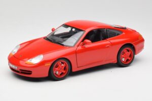 Porsche 911 996 Carrera Červený Limitovaná Edice Bburago 1:18 3385-M1 Kov
