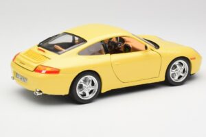 Porsche 911 996 Carrera Žlutý Bburago 1:18 30085-M1 Kov – obrázek 3 z 8