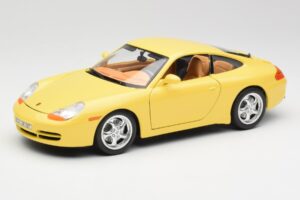Porsche 911 996 Carrera Žlutý Bburago 1:18 30085-M1 Kov