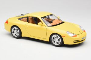 Porsche 911 996 Carrera Žlutý Bburago 1:18 30085-M1 Kov – obrázek 6 z 8