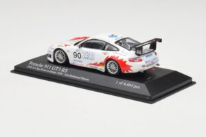 Porsche 911 996 GT3 RS #90 T2M J. Ickx / P. Rabineau 1000km Spa 2004 Minichamps 1:43 400046980 Kov – obrázek 3 z 4
