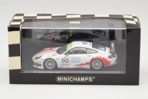Porsche 911 996 GT3 RS #90 T2M J. Ickx / P. Rabineau 1000km Spa 2004 Minichamps 1:43 400046980 Kov – obrázek 4 z 4