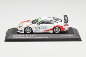 Porsche 911 996 GT3 RS #90 T2M J. Ickx / P. Rabineau 1000km Spa 2004 Minichamps 1:43 400046980 Kov