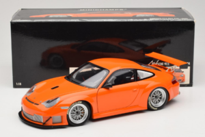 Porsche 911 996 GT3 RSR Oranžový ALMS 2004 Minichamps 1:18 100046402 Kov – obrázek 8 z 8