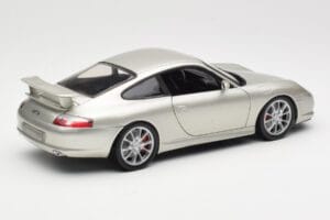 Porsche 911 996 GT3 Stříbrný Hot Wheels 1:18 C2590 Kov – obrázek 3 z 8