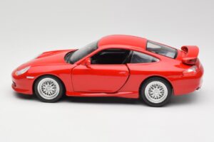 Porsche 911 996 GT3 Strasse Červený Bburago 1:18 30395 Kov – obrázek 4 z 8