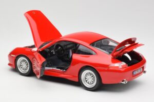 Porsche 911 996 GT3 Strasse Červený Bburago 1:18 30395 Kov – obrázek 5 z 8
