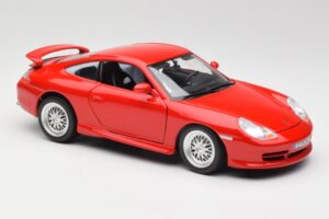 Porsche 911 996 GT3 Strasse Červený Bburago 1:18 30395 Kov – obrázek 6 z 8