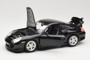 Porsche 911 996 Turbo Černý Bburago 1:18 3367 Kov – obrázek 2 z 8