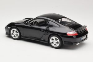 Porsche 911 996 Turbo Černý Bburago 1:18 18-12030 Kov – obrázek 7 z 8