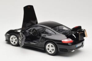 Porsche 911 996 Turbo Černý Bburago 1:18 3367 Kov – obrázek 5 z 8