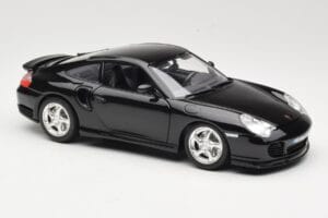 Porsche 911 996 Turbo Černý Bburago 1:18 3367 Kov – obrázek 6 z 8