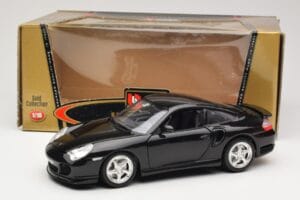 Porsche 911 996 Turbo Černý Bburago 1:18 3367 Kov – obrázek 8 z 8