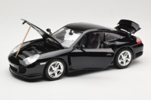Porsche 911 996 Turbo Černý Bburago 1:18 18-12030 Kov – obrázek 2 z 8