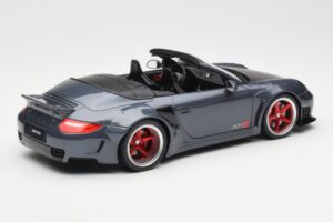 Porsche 911 997 Kabriolet Liberty Walk Šedý GT Spirit 1:18 GT463 Pryskyřice – obrázek 2 z 6